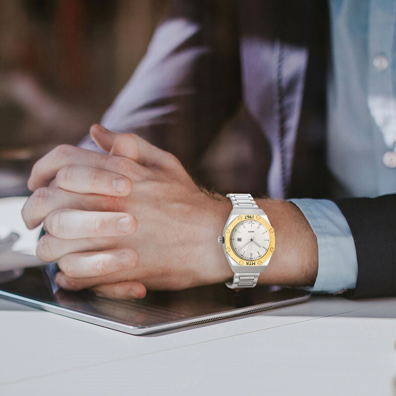 Reloj de hombre personalizado con el año de nacimiento
