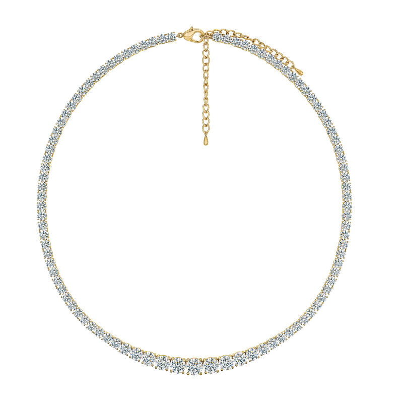 El collar tenis clásico con pendientes a juego GRATIS