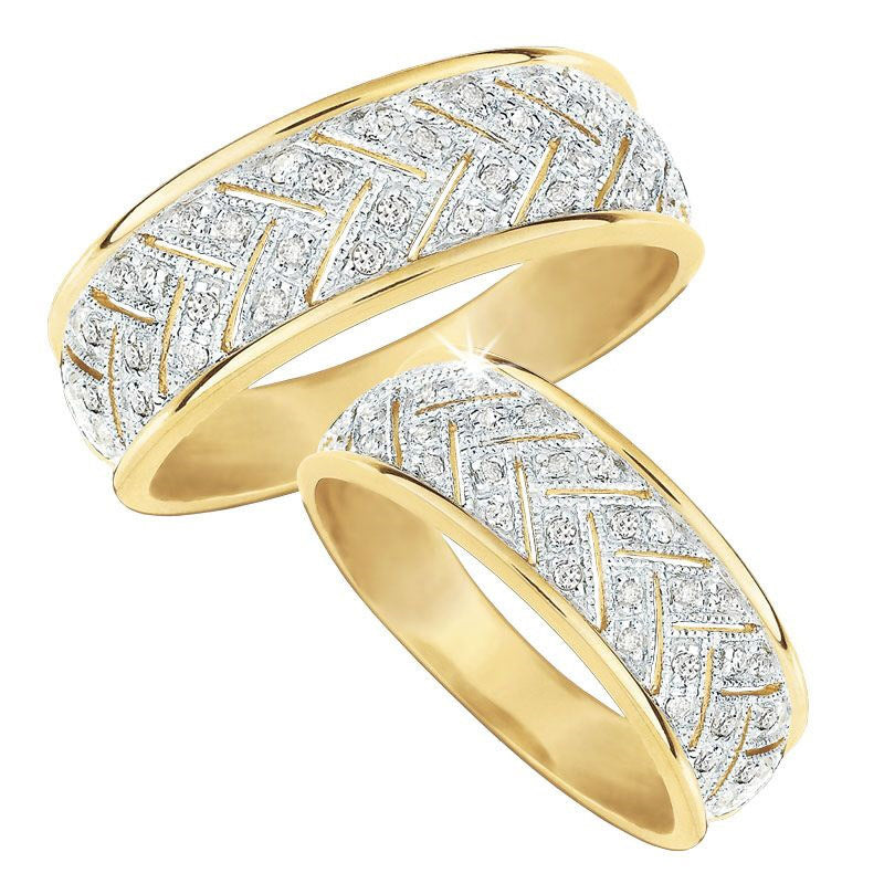 Anillo de fuego de diamantes