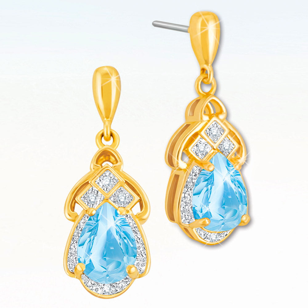 Pendientes Pera Topacio