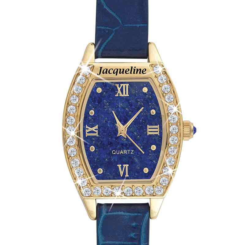 Reloj Lapislázuli Azul Personalizado