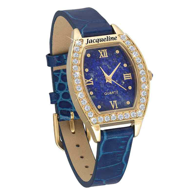 Reloj Lapislázuli Azul Personalizado